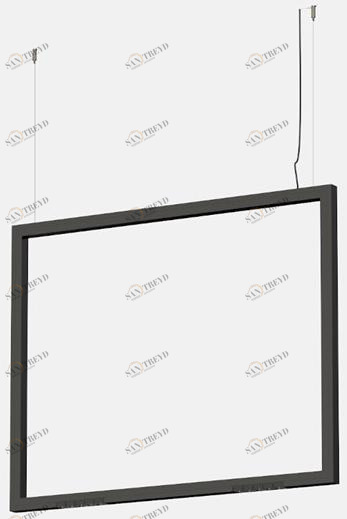 Lucifero's Светодиодная подвесная лампа из экструдированного алюминия File flex square Fxs03.9