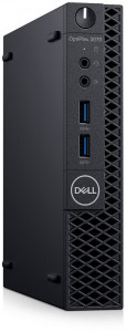 3080-7213 optiplex 3080 mff/core i3-10100t/8gb/256gb ssd/uhd 630/keyb+mice/win10 pro/3y basic nbd Dell