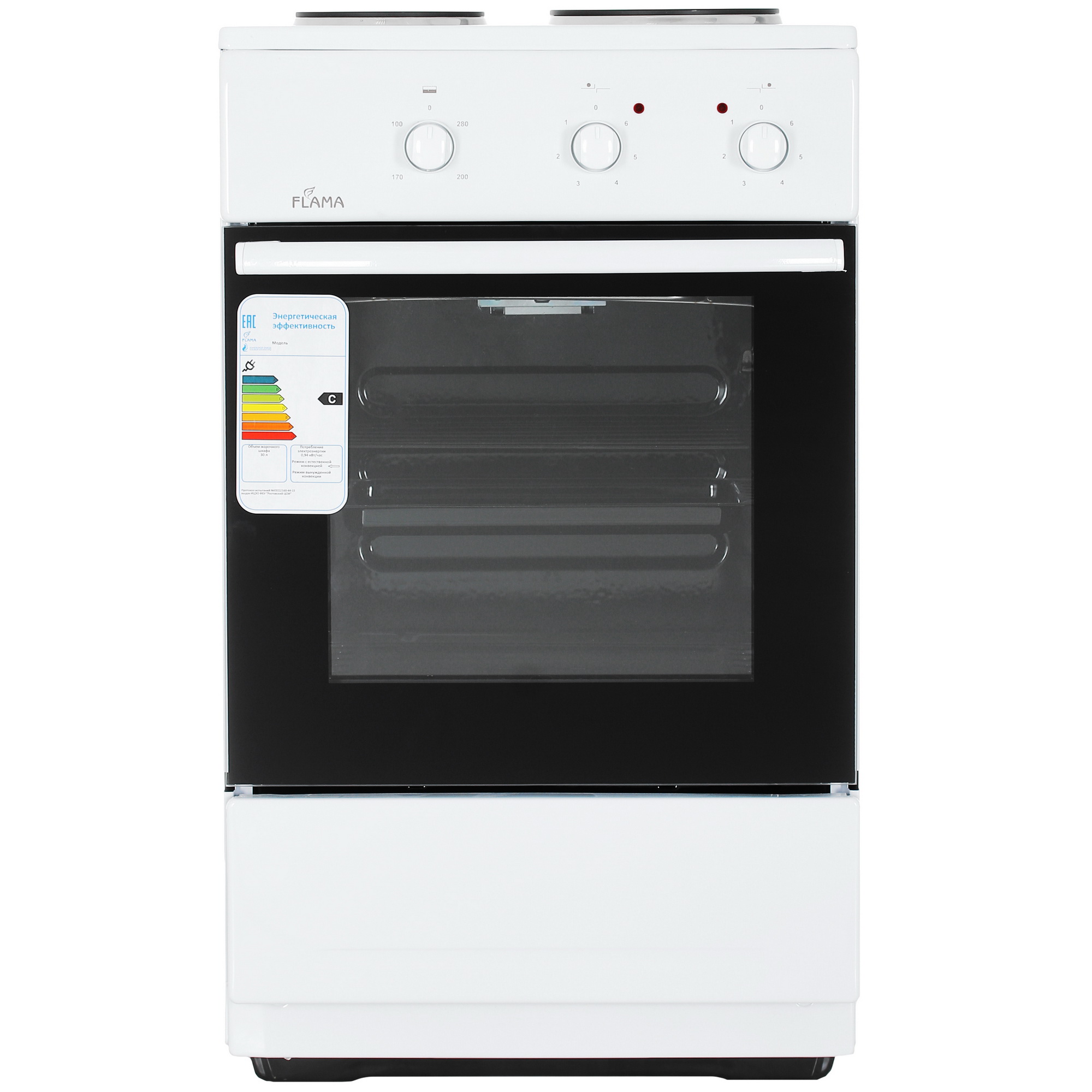 9973269 Электрическая плита FLAMA CE 32011 W белый Flama group STDN-0005967