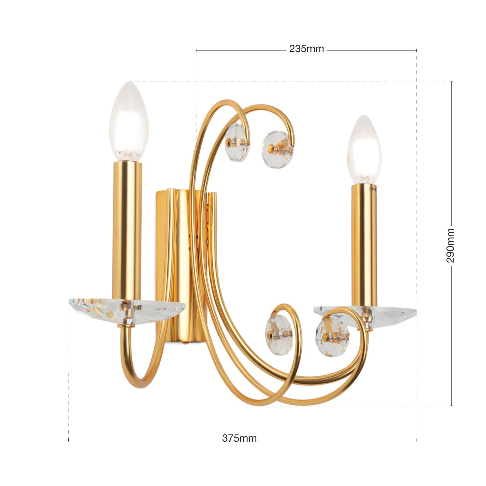 Латунный настенный светильник Orion Ariane ARCH-00121932 - Вид №19