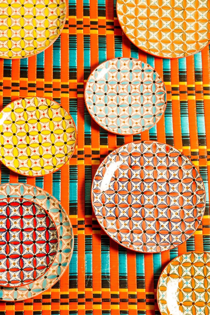Pols Potten Набор керамических сервировочных тарелок Hippy 230-400-401 - Вид №1