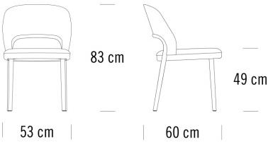 Thonet Мягкое кресло из ткани или кожи 520 520 p  - Вид №2