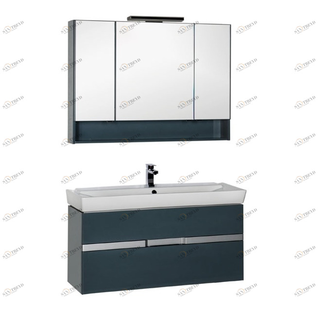 Комплект мебели Aquanet Виго 120 сине-серый 00183670