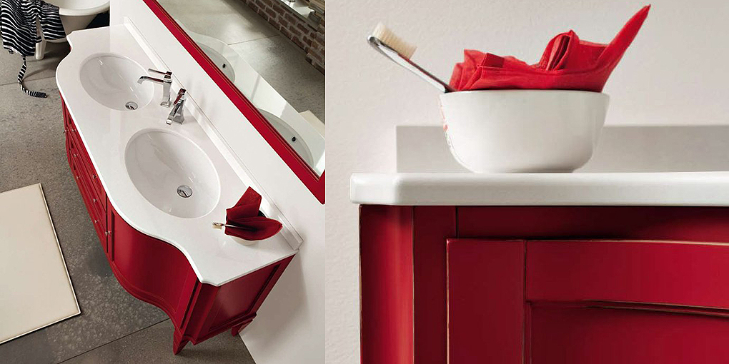 Комплект мебели для ванной комнаты York 13 Cerasa York YORK13 - Вид №1