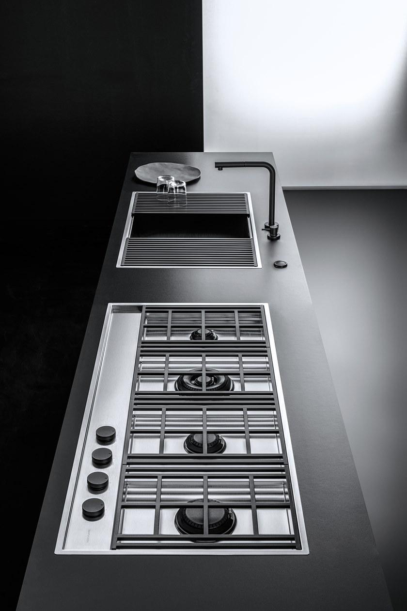 Газовая плита из нержавеющей стали Lab evolution 1ple3d Santreyd - Вид №4