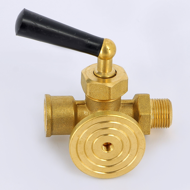 Кран трехходовой для манометров, с фланцем EMMETI 3/8" 00508038 - Вид №1