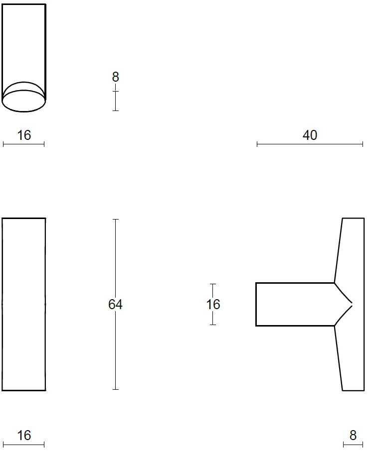 Formani Мебельная ручка из черного сатинированного ПВХ Inc sun-id-1440662 - Вид №2