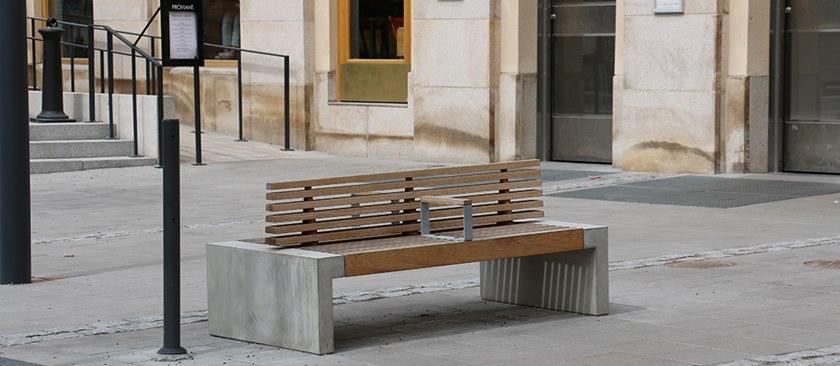 Nola Industrier Бетонная скамья без спинки sun-id-1434906 - Вид №12