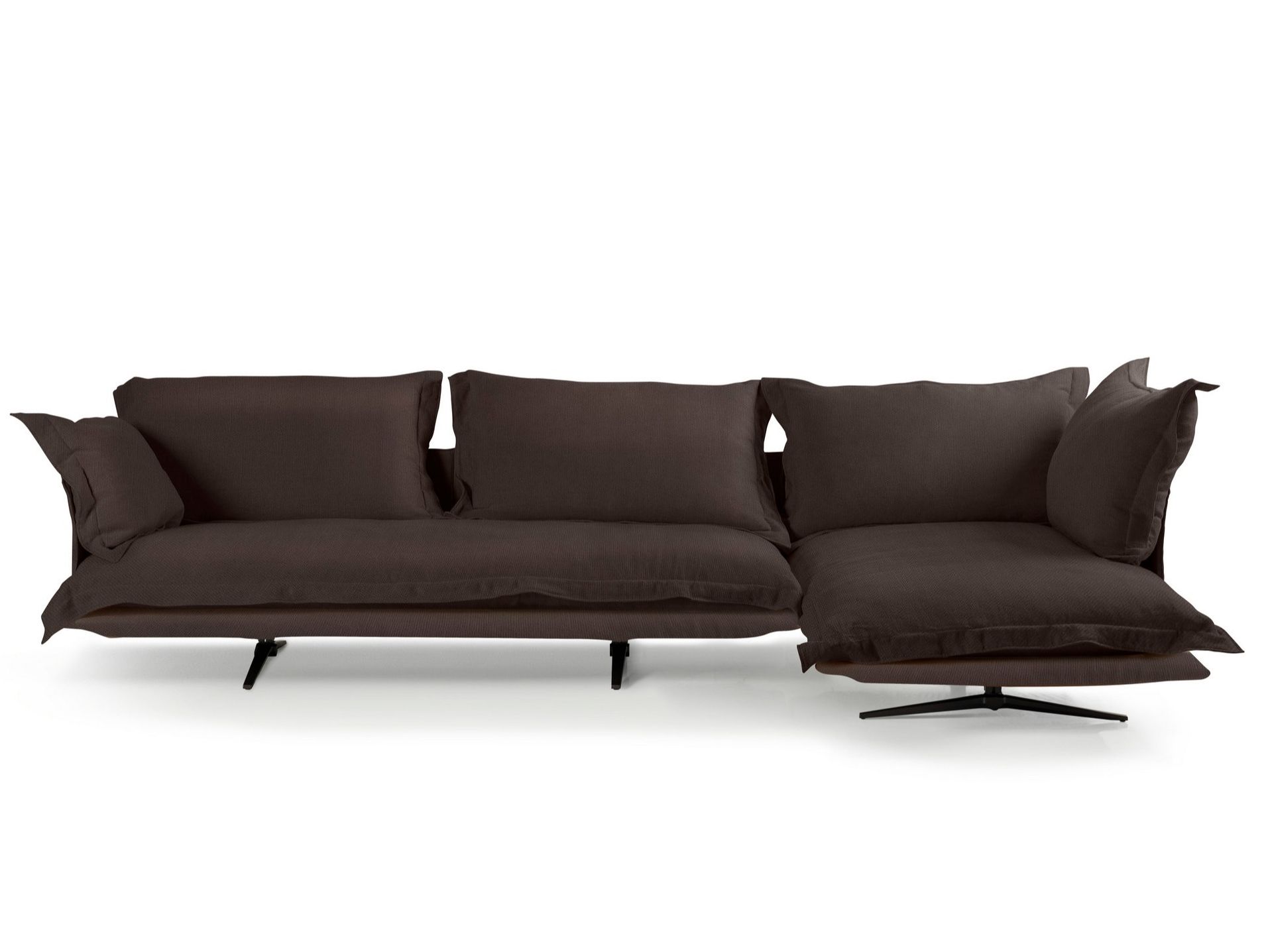 3-местный тканевый диван с полуостровом ALBEDO MODEL ARCH-00118404 - Вид №1