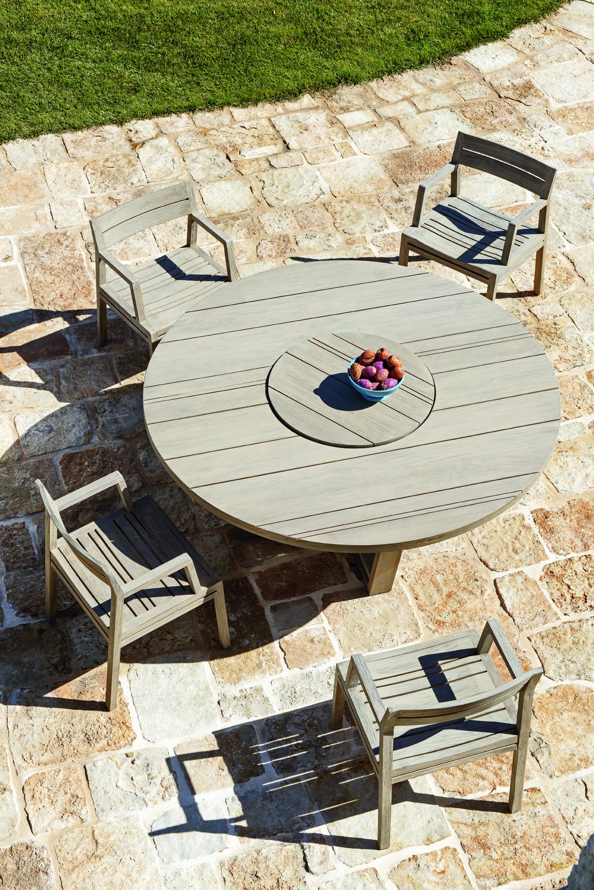 Круглый садовый стол с Lazy Susan Ethimo Costes ARCH-00031729 - Вид №2
