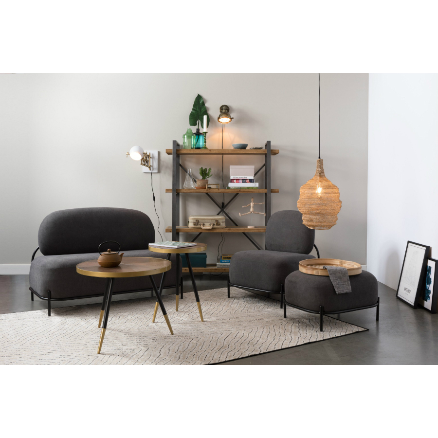 Софа Polly, серая White Label Living 3200163 - Вид №1