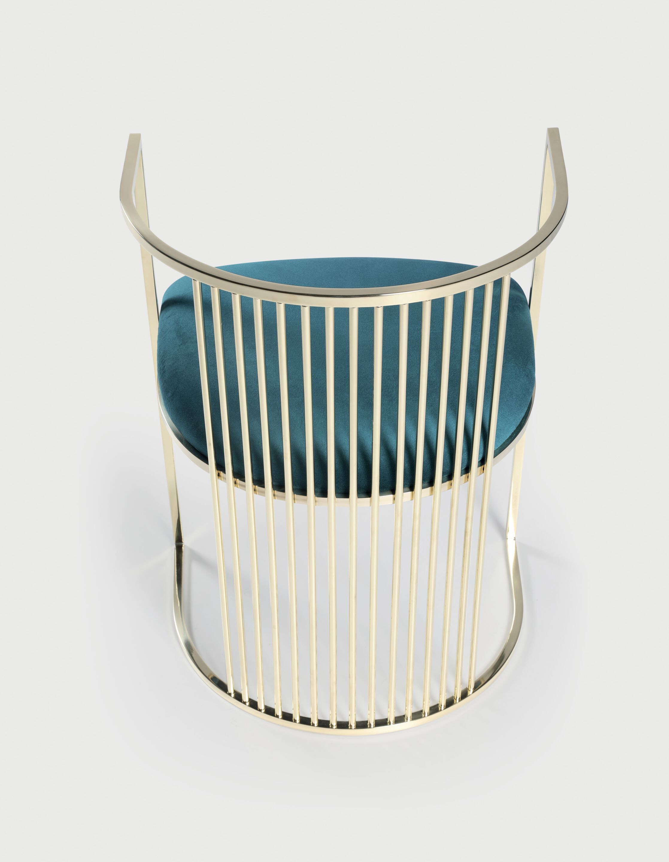 Латунный стул с мягким сиденьем Galbiati Exclusive Interiors ARCH-00043278 - Вид №3