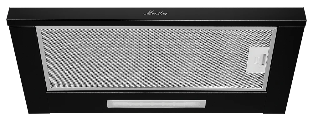 9121503 Вытяжка телескопическая Monsher LAUTREC 60 Noir черный/черный STDN-0028002 - Вид №1