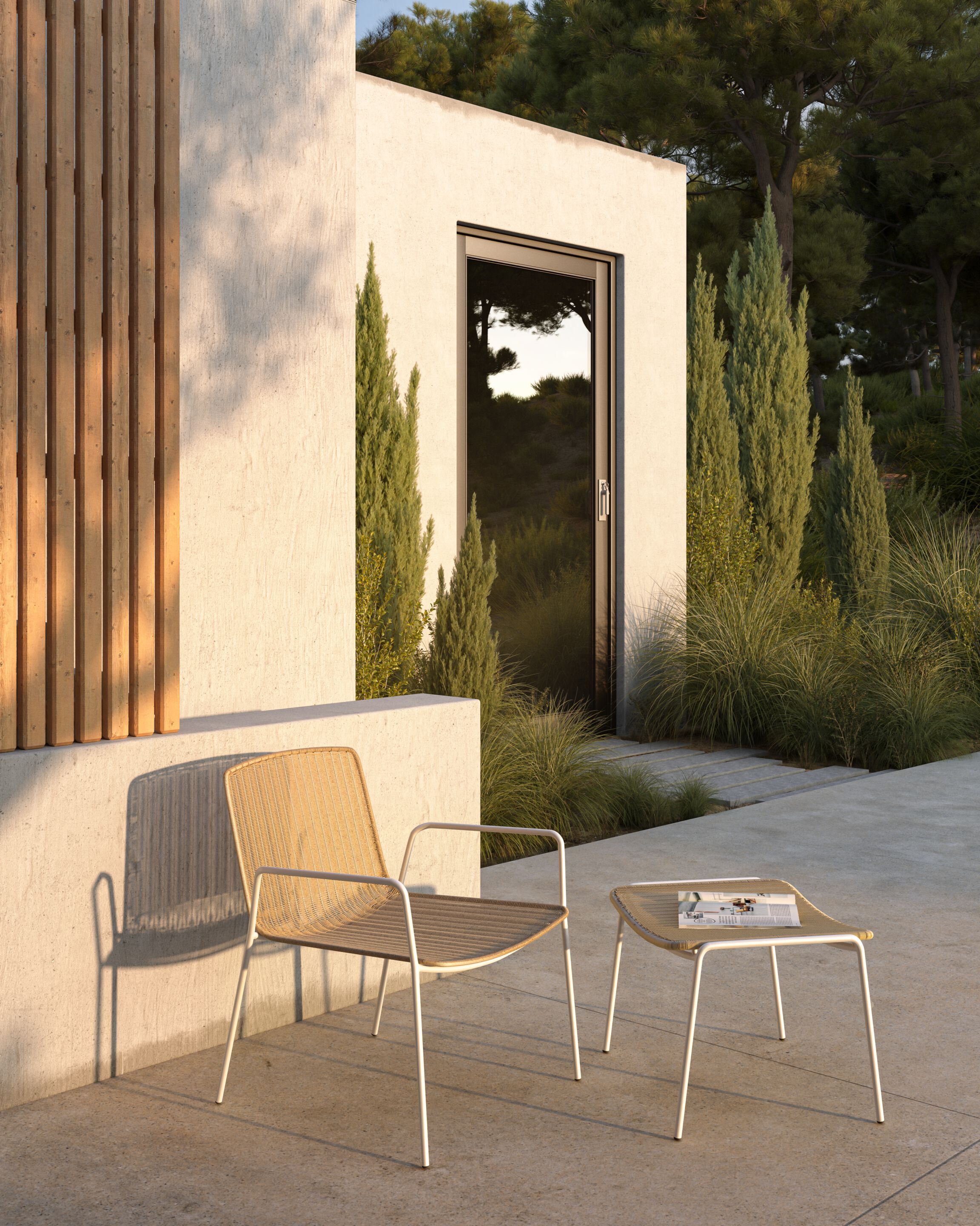 Металлический садовый стул VINEKO красивая ARCH-00141119 - Вид №1