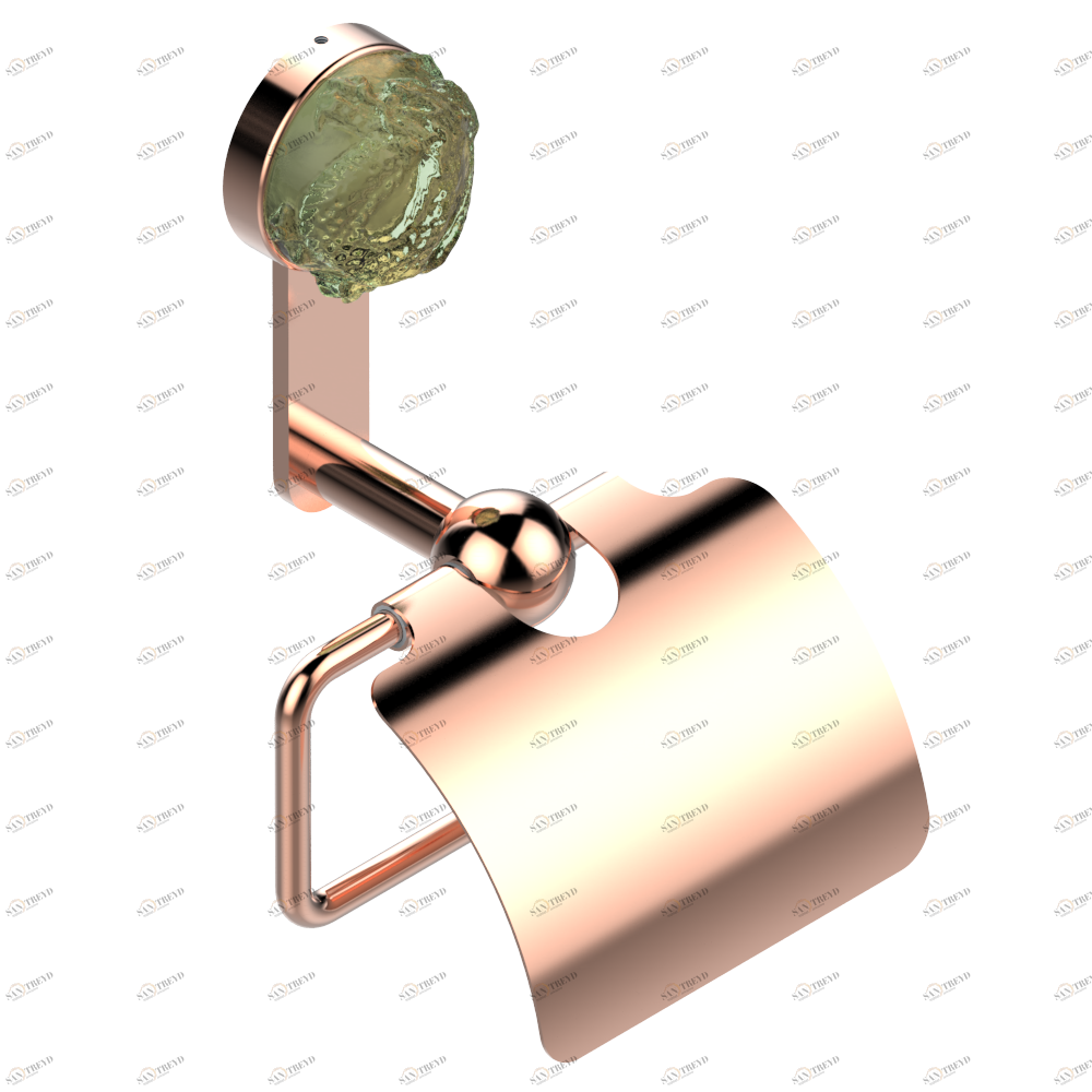 U5H-538AC Бумагодержатель с крышкой настенный Thg-paris Jade Dragon Розовое золото U5H-538AC CAT.F