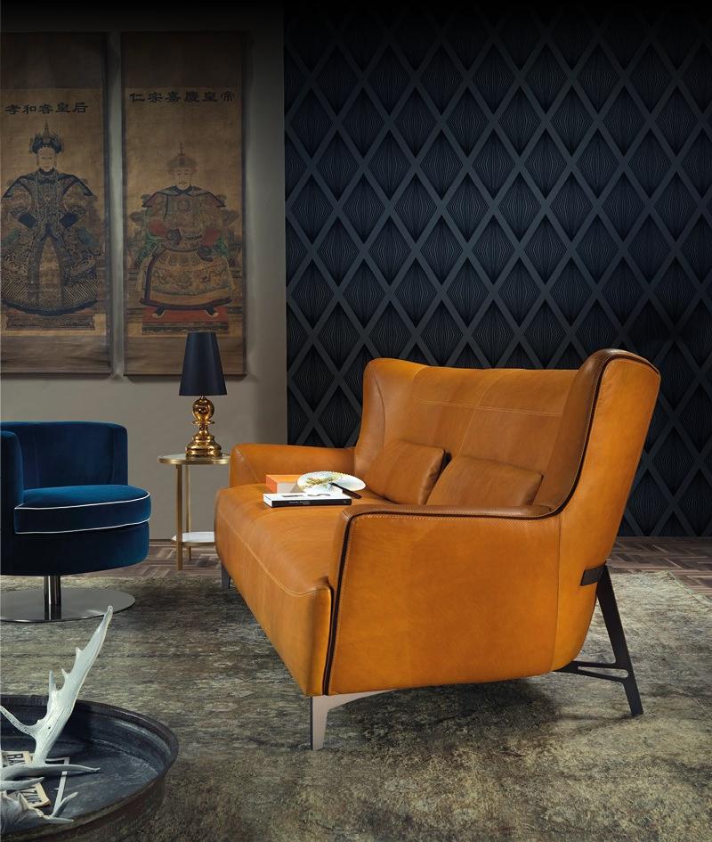 Borzalino Секционный кожаный диван Harmony sun-id-1433174 - Вид №3