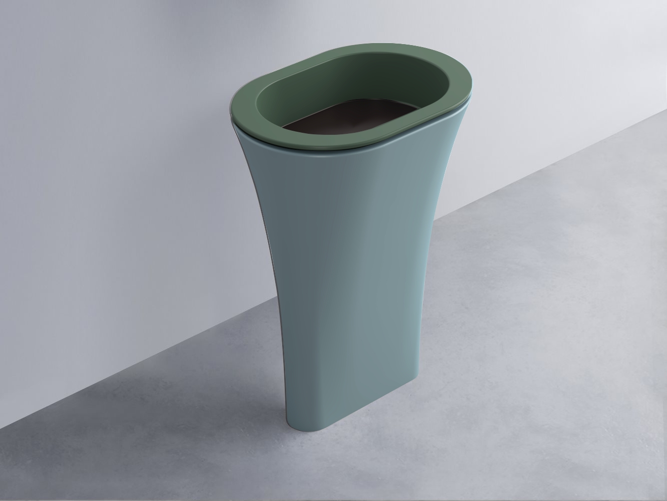 AMLA65-MU+AMPILO-LV+AMCOLO-PL Раковина Amedeo Ovale отдельностоящая cielo Enjoy + Amedeo Ceramica Cielo