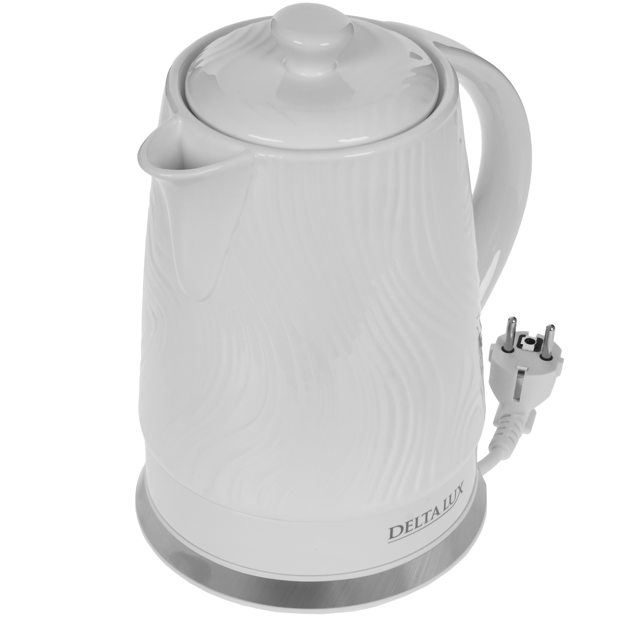 9297587 Электрочайник DELTA LUX DE-1022 белый STDN-0027266 - Вид №2
