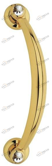 LINEA CALI' Ручка из хромированной латуни с кристаллами Swarovski® Elika crystal sun-id-1479622