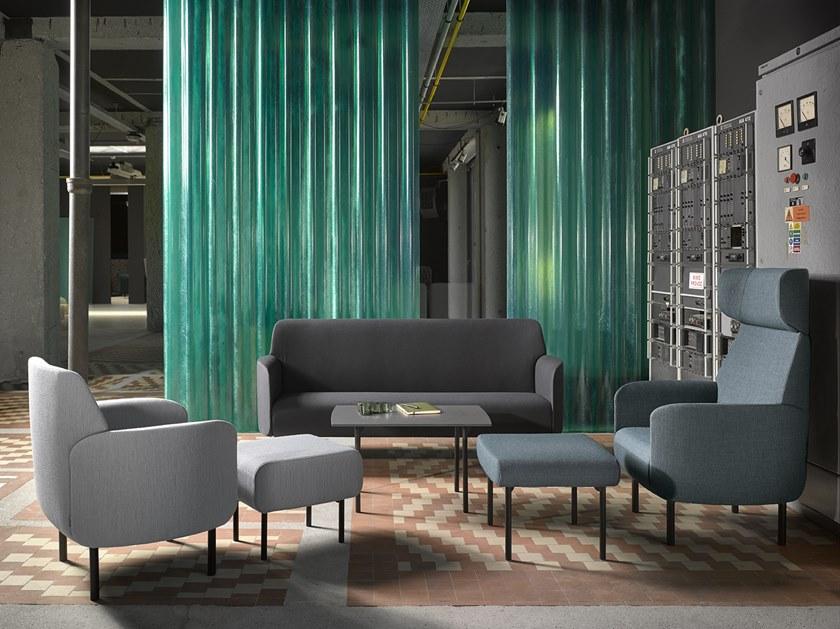 mminterier Кресло из ткани с высокой спинкой Nona sun-id-1393089 - Вид №3