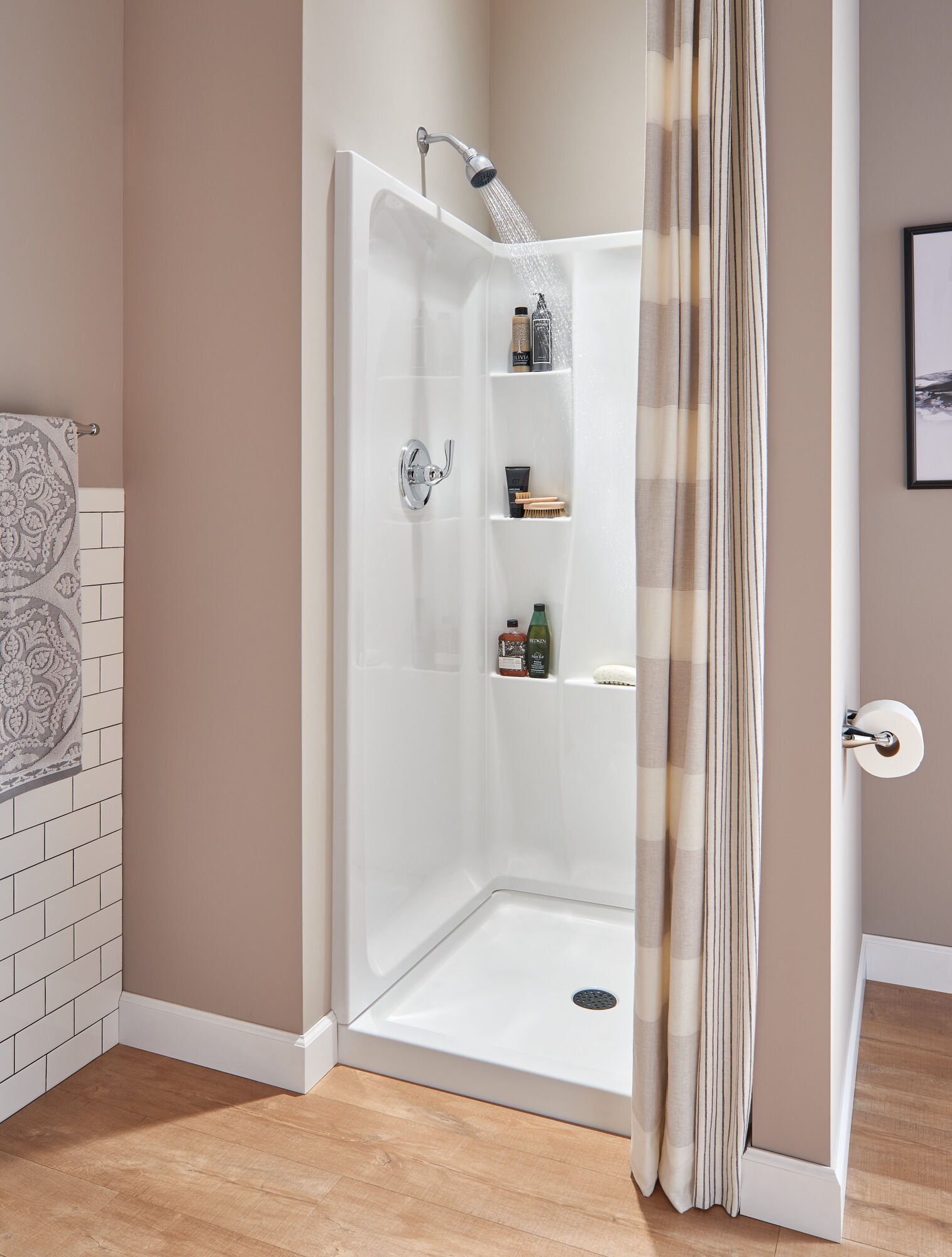 Набор для душа 36 "X 36" Delta Faucet 40064 - Вид №9