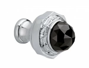 0Z5746.BN0.50 Ручка корпуса диаметром 32 мм с черным кристаллом Swarovski Яркий хром