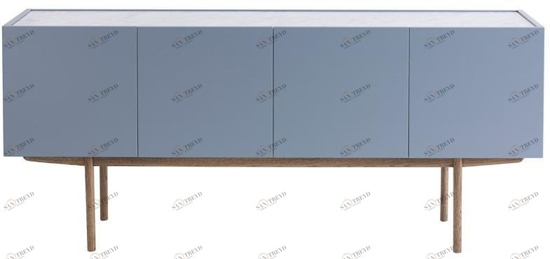 ASPLUND Буфет из лакированной мдф с распашными дверцами Luc sun-id-1494431