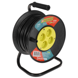 Удлинитель силовой Калибр УСК2-4-30 черный 5341001