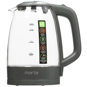 9058589 Электрочайник MARTA MT-1097 черный
