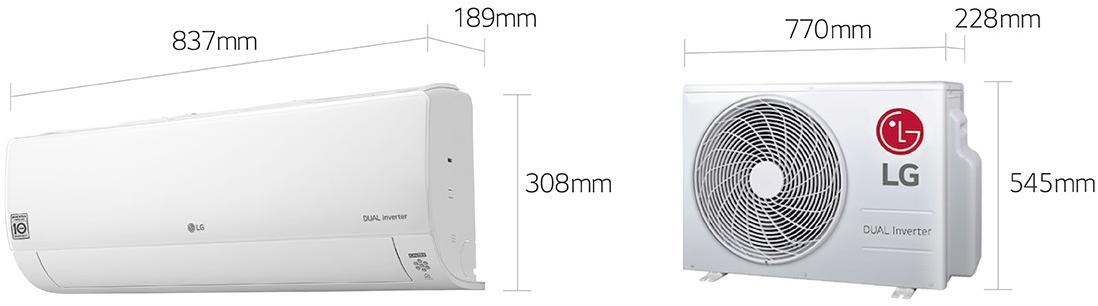 LG Electronics Настенный одноканальный кондиционер с инверторной системой Dualcool sun-id-1383622 - Вид №2