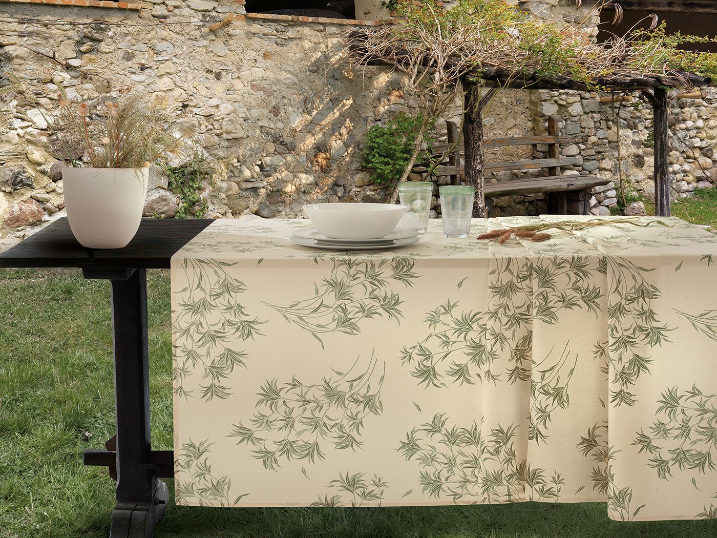Хлопчатобумажная скатерть Gabel Naturae ARCH-00022444 - Вид №1