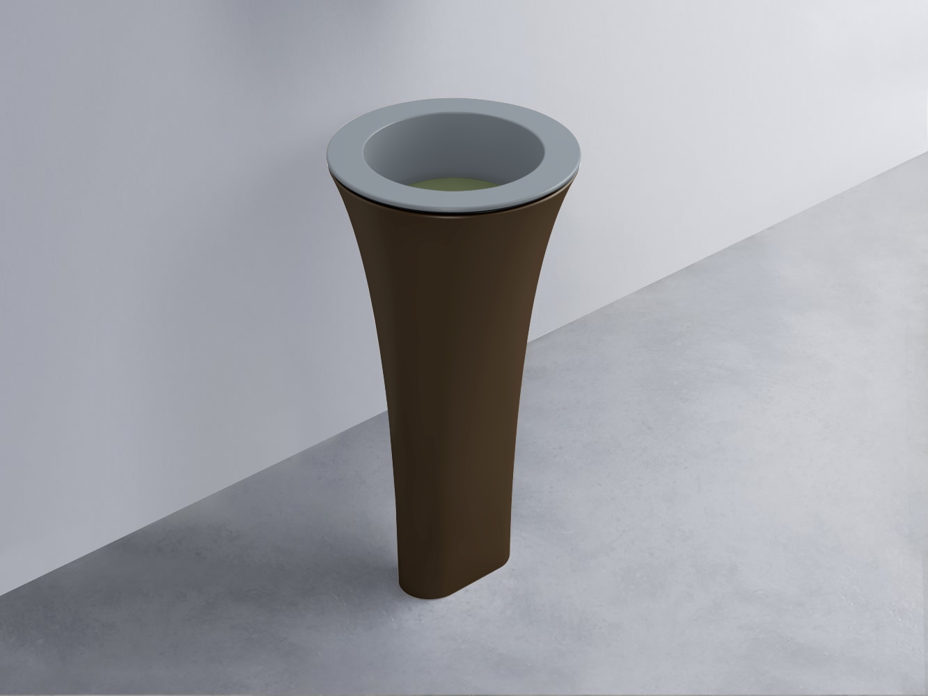 AMLA45-BR+AMPILT-AG+AMCOLT-CA Раковина Amedeo Tondo отдельностоящая cielo Enjoy + Amedeo Ceramica Cielo