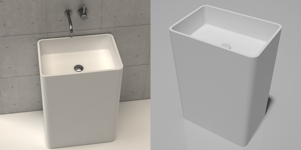 RGT0501 Накладная раковина на столешницу  прямоугольная Dimasi  - Вид №1