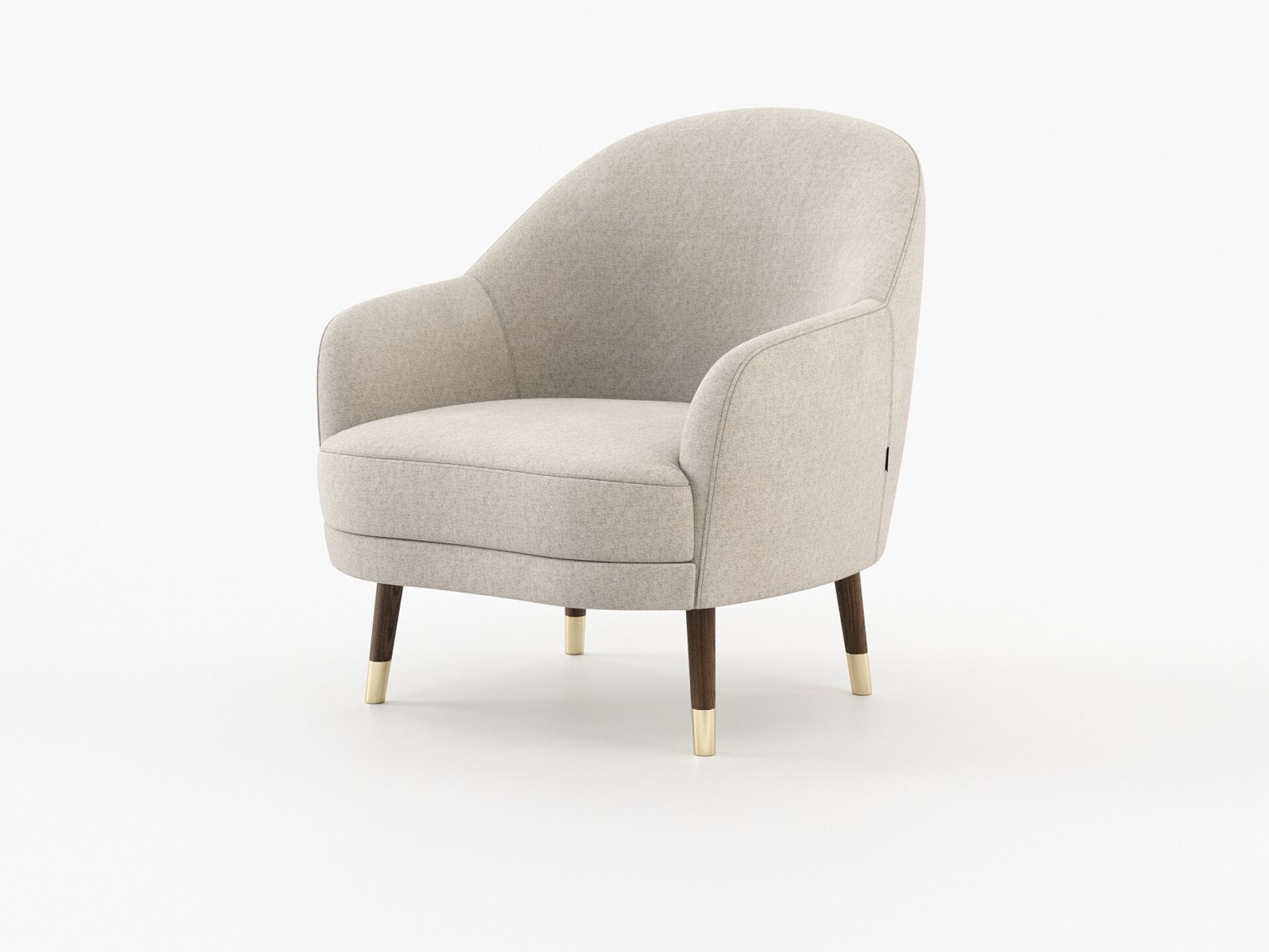 Бархатное кресло с подлокотниками Laskasas ARCH-00143651 - Вид №6