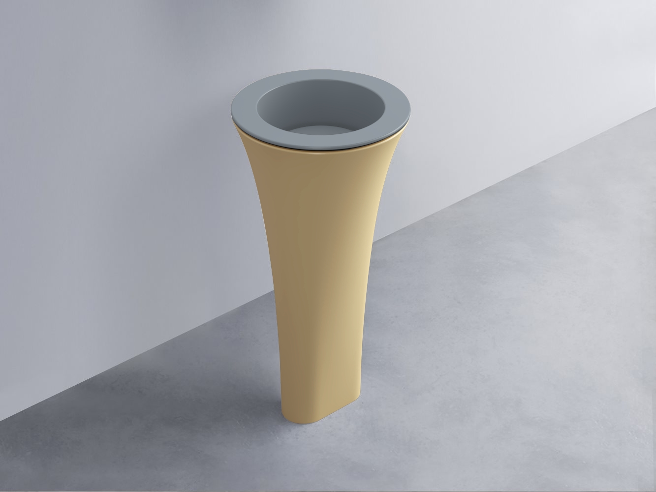 AMLA45-BR+AMPILT-BR+AMCOLT-CN Раковина Amedeo Tondo отдельностоящая cielo Enjoy + Amedeo Ceramica Cielo