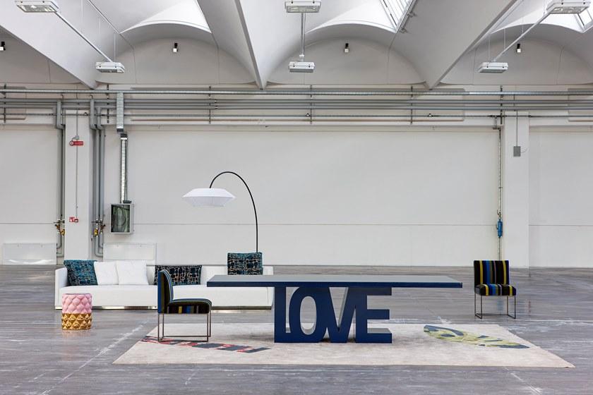 ERBA ITALIA Прямоугольный стол из лакированного дерева Love sun-id-1448855 - Вид №6