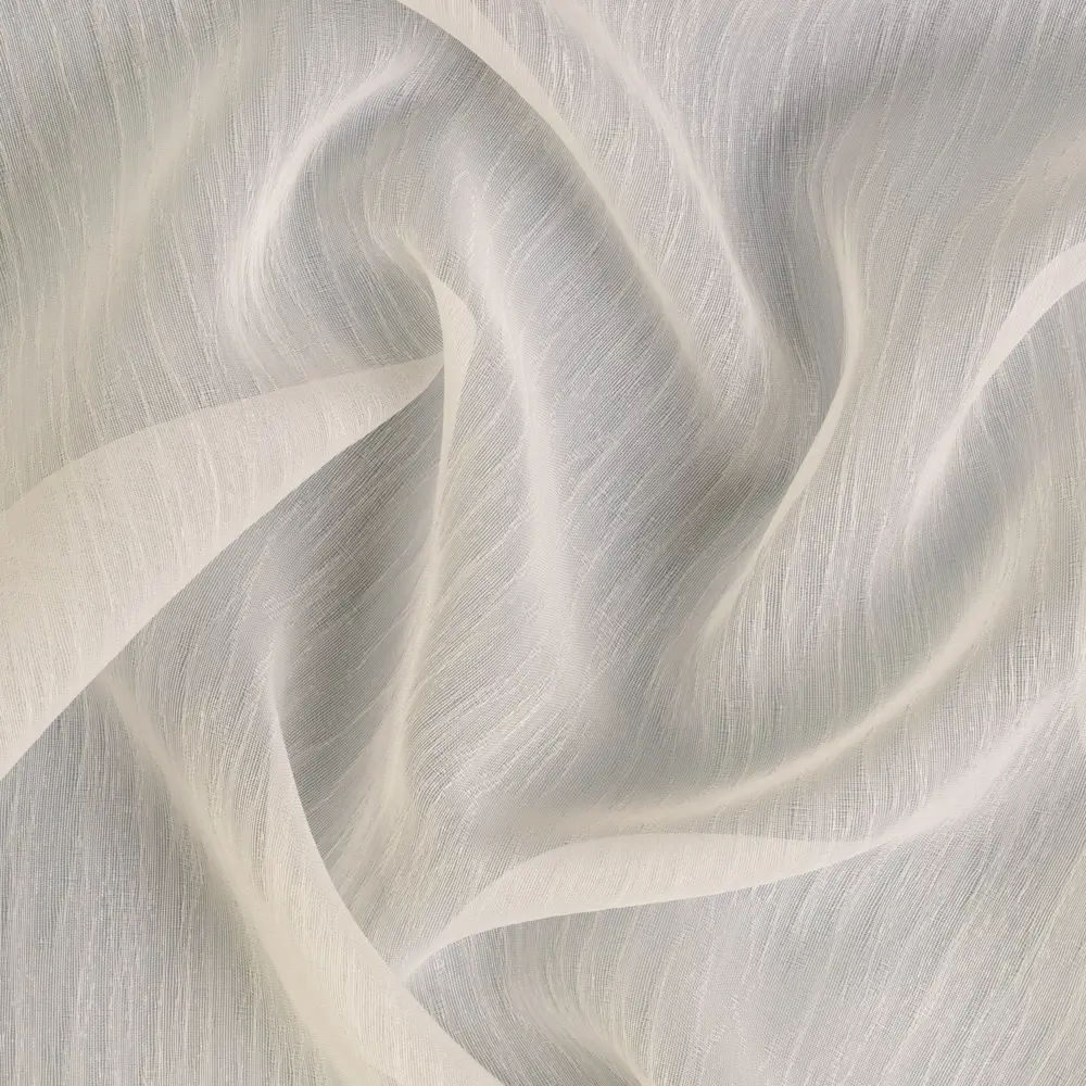 Тюль 1 м/п Однотонный креп 300 см цвет молочный GARDEN STLM-2074602 - Вид №1