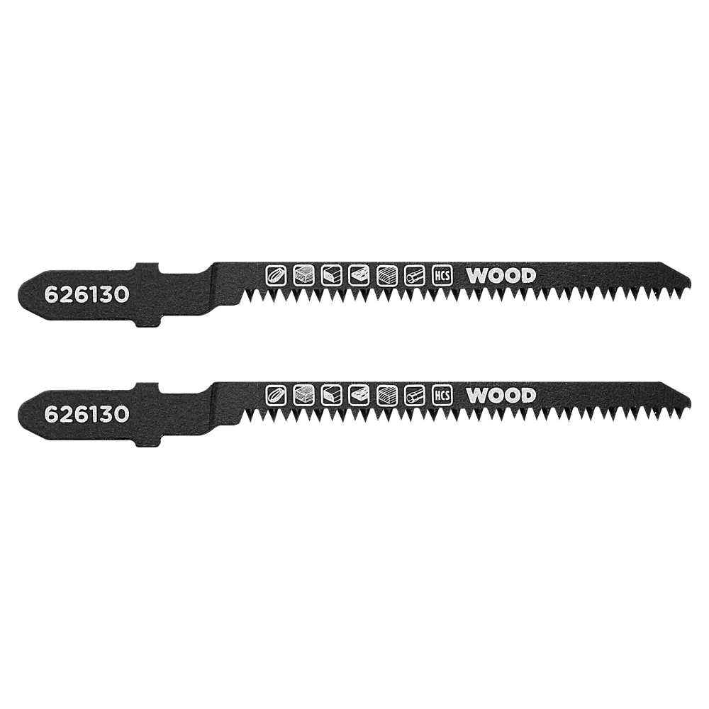 Пилка для электролобзика по дереву и пластику KWB 626130 чистый рез, 2 шт. 89445592 STLM-2139863 