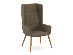 Тканевый стул с подлокотниками