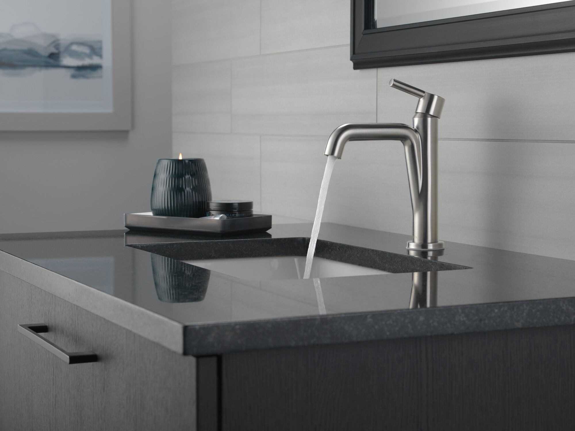 15849LF-SS Смеситель для ванной с одной ручкой Delta Faucet Nicoli Нержавеющая сталь  - Вид №4