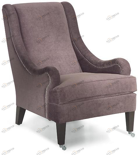 MARIONI Кресло с обивкой из ткани с подлокотниками Lily I0026