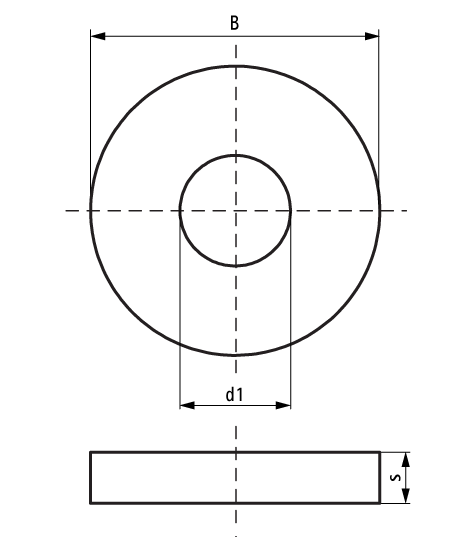 2801308504 VibraTek® SA-W Silent Washer silent rubber washer for isolating metal to metal contact walraven  - Вид №1