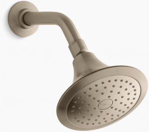 KOHLER Однофункциональная насадка для душа Forté 1,75 галлона в минуту с технологией всасывания воздуха Katalyst K-10327-G-BV