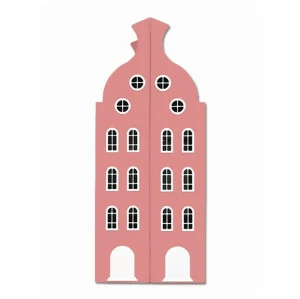 Шкаф-домик детский двухдверный "Амстердам-2" МАНДАРИН АМСТЕРДАМ 179526 Розовый