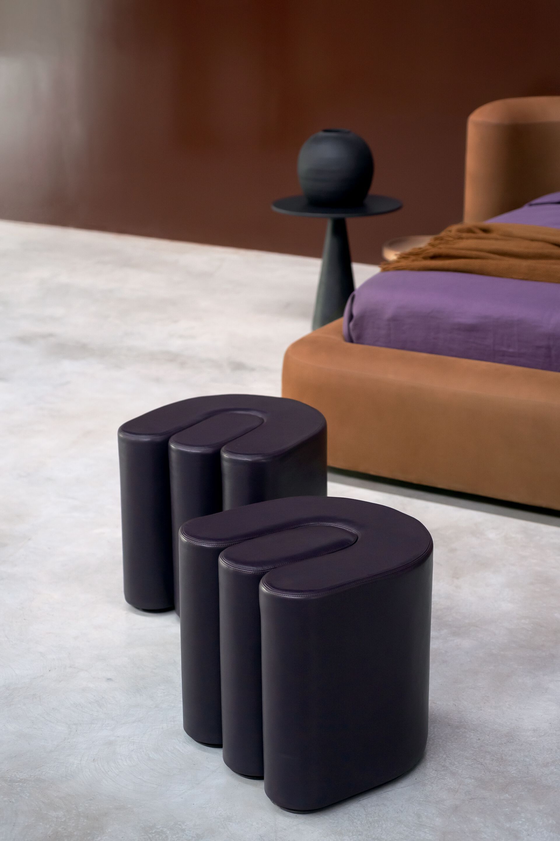 Свободная форма кожаный пуф Baxter Адель ARCH-00136989 - Вид №1