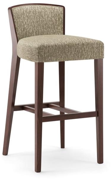 Tirolo Табурет из массива дерева и ткани со спинкой London 016 sg - Вид №2