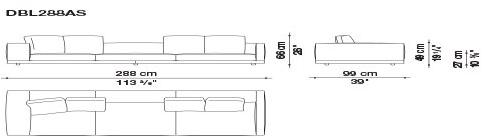 B&B Italia Кожаный диван Dock sun-id-1441060 - Вид №178