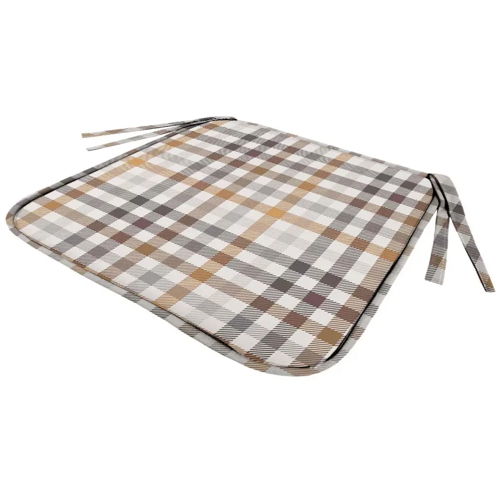 Галета Тартан 38x38 см цвет бежевый LINEN WAY STLM-2143283 - Вид №1