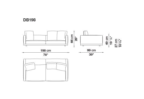 Кожаный диван B&B Italia док ARCH-00106863 - Вид №50