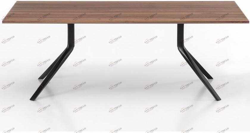 Kristalia Прямоугольный деревянный стол Oops sun-id-1425960